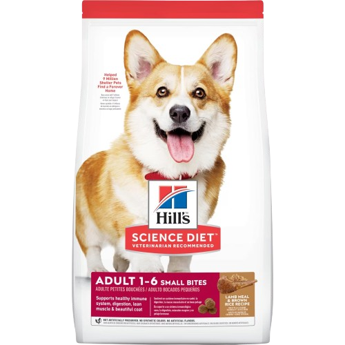 Hills Science Diet Adult Small Bites Cordero y Arroz 15.5lb