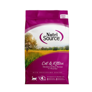 Nutri source Gato/Gatito Pollo y arroz 12lb