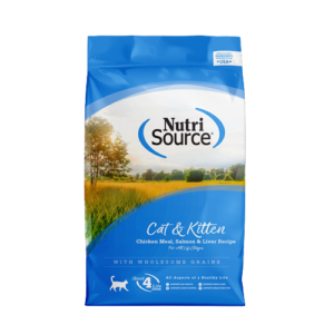 Nutri Source Gato/Gatito - Pollo, salmon e higado 12lbs