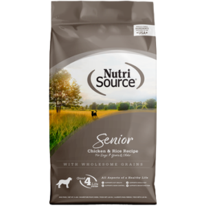 Nutri Source Senior Pollo y Arroz 12lb