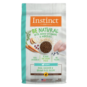 Instinct Be Natural Alimento para perro cachorro con Carne de Pollo 24lbs