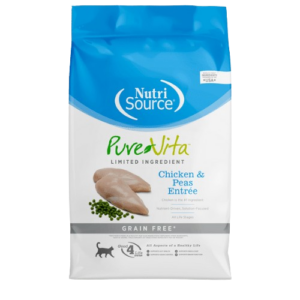 Nutri Source Pure Vita Gato sabor pollo y guisantes 4lbs
