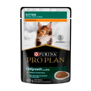 Pro Plan Pouch Kitten pollo en salsa 85gr