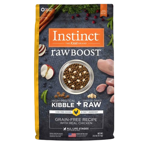 Instinct Raw Boost Perro – Pollo Grain Free 4lbs