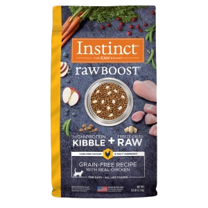Instinct Raw Boost Gato Adulto – Pollo Grain Free 10lbs
