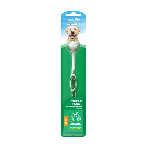 Tropiclean Fresh Breath - Cepillo de Dientes Flex Large