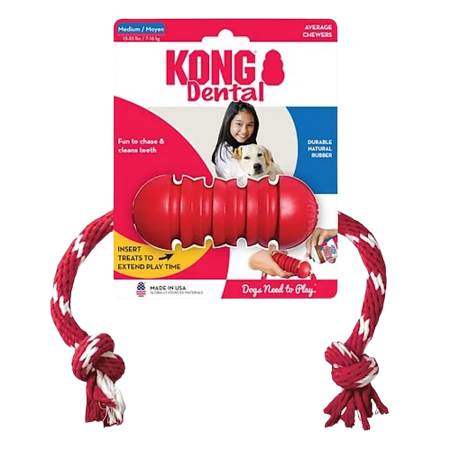Kong Dental With Rope Mediano