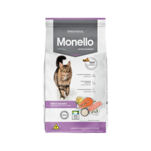 Monello Gato Adulto Castrado - Salmón y Pavo 10kg