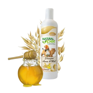Natural Pet - Shampoo Avena y Miel 16oz
