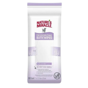 Natures Miracle Bath Wipes - Lavanda 100U