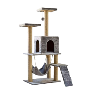 Rascador para gato en torre 5 niveles