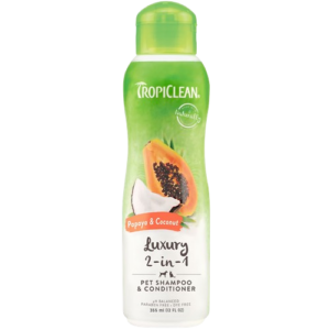 Tropiclean Shampoo y Acondicionador Papaya y Coco 12oz