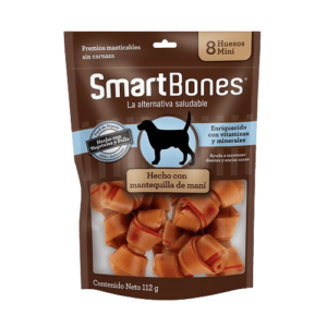 Premios para Perro - Smartbones Hueso Mini Mantequilla de Maní