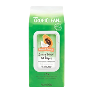Tropiclean Pet Wipes - Papaya y Coco 100U