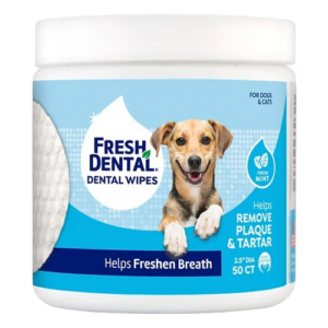 Fresh Dental Oral Care Wipes for Dog