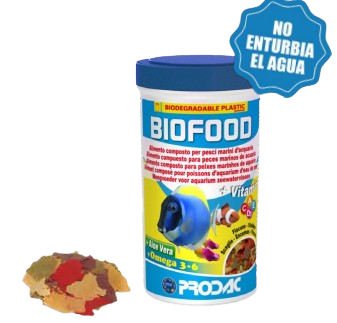 Alimento Para Peces Marinos - Biofood 50g