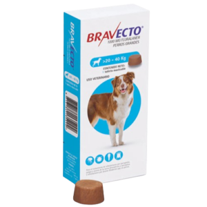 Bravecto (20 a 40 Kilos) Celeste