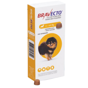 Bravecto (2 a 4.5 kilos) Amarilla