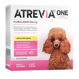 ATREVIA ONE SMALL - 1 TABLETA / 4.5 a 10 kg