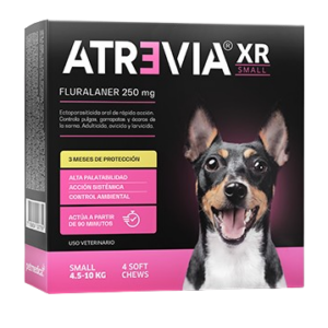 ATREVIA XR SMALL - 1 TABLETA / 4.5 a 10 kg