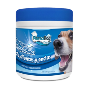 Toallitas limpiadoras de dientes y encías