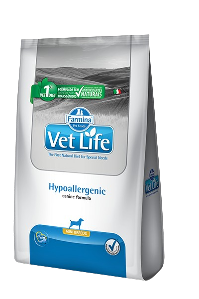 VET LIFE CANINE HYPOALLERGENIC MINI 2KG