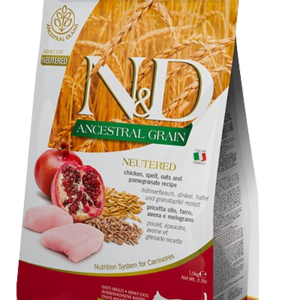 ND ANCESTRAL FELINO FRANGO ADULTO CASTRADO 1.5KG