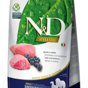 ND PRIME CORDERO ADULTO MEDIUM 2.5KG