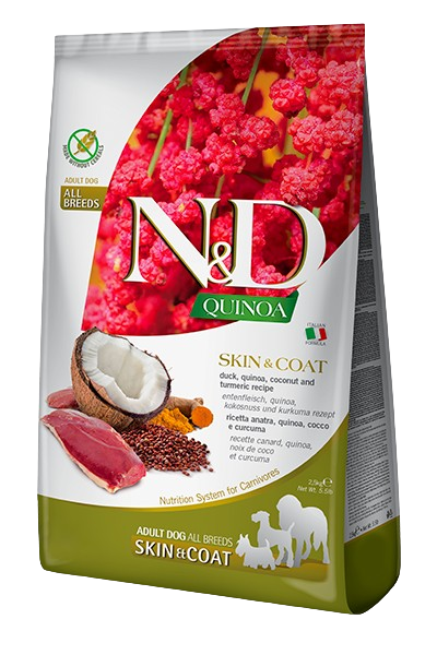 ND QUINOA ADULTO PIEL & PELO PATO 10KG