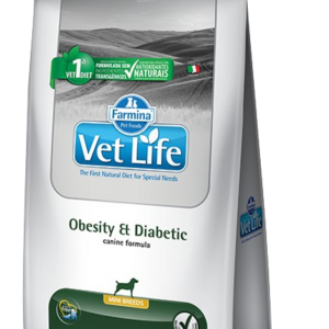 VET LIFE CANINE OBESITY DIABETIC MINI 2KG