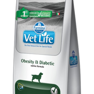 VET LIFE CANINE OBESITY DIABETIC 2KG