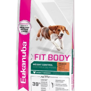 EUKANUBA Fit Body Weight Control Medium Breed - 3kg