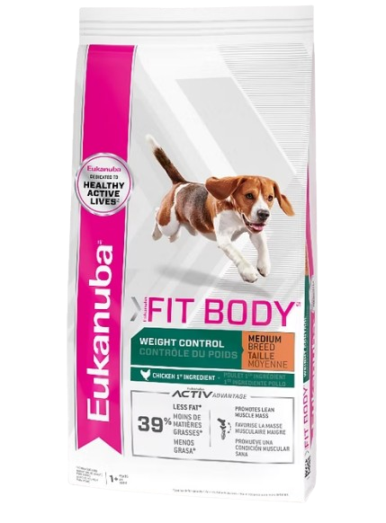 EUKANUBA Fit Body Weight Control Medium Breed -15 Kg
