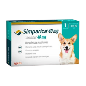 Simparica 10-20 kg Caja 3 Tabletas