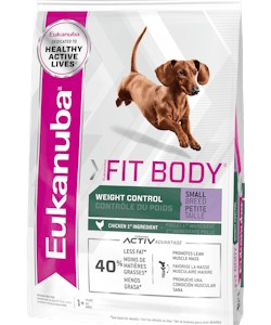 EUKANUBA Fit Body Weight Control Small Breed - 3kg