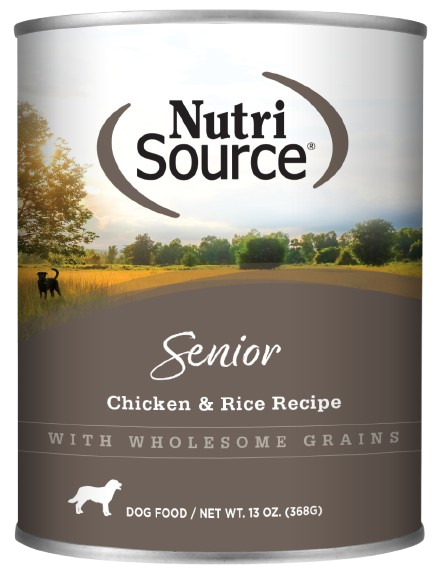 Nutri source Comida Húmeda Perro Senior (lata) 368gr