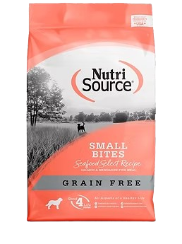 Nutri Source Seafood Libre de Granos Raza Pequeña 12lb