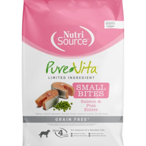 Nutri Source Pure Vita Salmón y Guisantes Raza Pequeña 12lbs