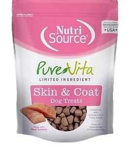 Nutri Source-Pure Vita Galletas Skin & Coat 6oz