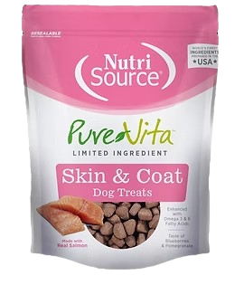 Nutri Source-Pure Vita Galletas Skin & Coat 6oz