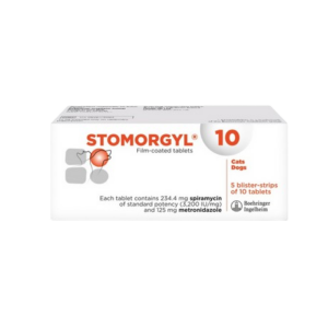 STOMORGYL 10MG ( Caja estuche de 20 comp. )