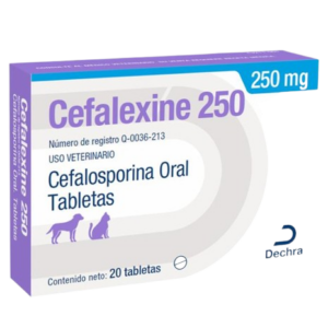 CEFALEXINA 25OMG 20 TABLETAS