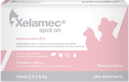 XELAMEC SPOT ON - Perros y Gatos 2.6-5kg (Unidad)