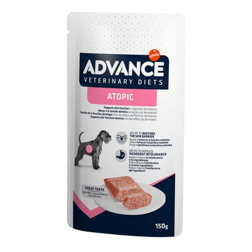 POUCH ADVANCE VETERINARY DIETS DOG ATOPIC - 150GR
