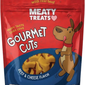 MEATY TREATS GOURMET CUTS – BEEF & CHEESE 25oz