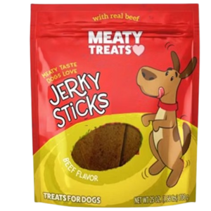 MEATY TREATS JERKY STICKS- CARNE  2.5oz