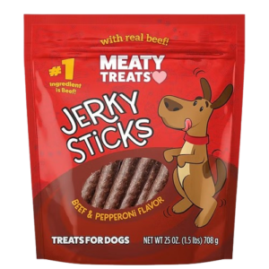 MEATY TREATS JERKY STICKS- CARNE Y PEPPERONI 2.5oz