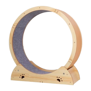 Rueda para gatos ejercicio y rascador