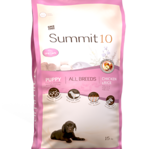 SUMMIT 10 PERRO CACHORRO POLLO Y ARROZ - 15KG