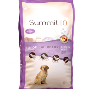 SUMMIT 10 PERRO SENIOR RECETA LIGERA POLLO Y ARROZ - 15KG